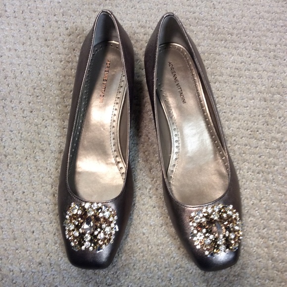 Adrienne Vittadini Shoes - Adrienne Vittadini Wedge Heels Bronze Size 9.5